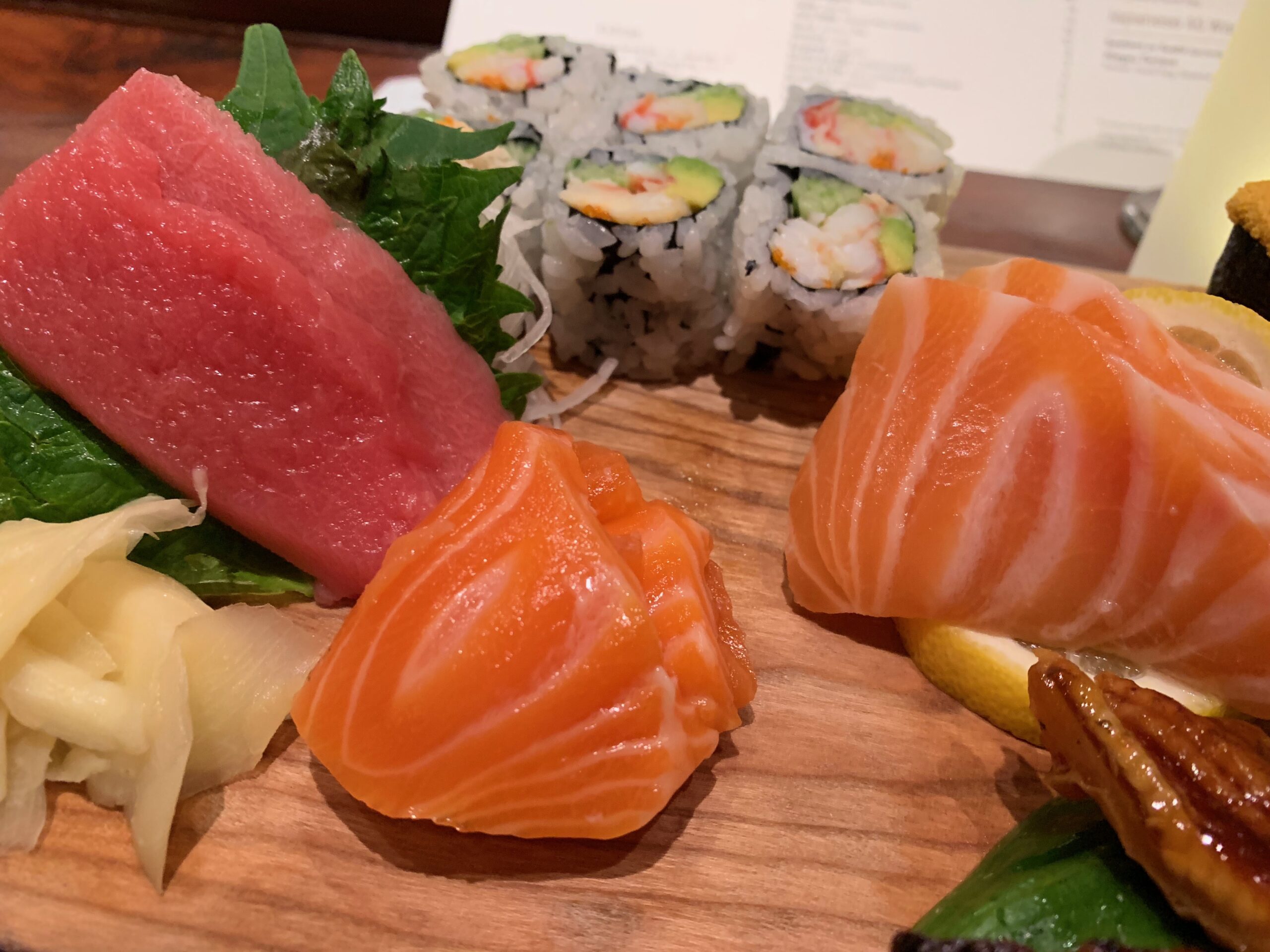 Fresh sushi from Blue Ribbon Sushi at Red Rock Resort and Casino in Las Vegas, Nevada.