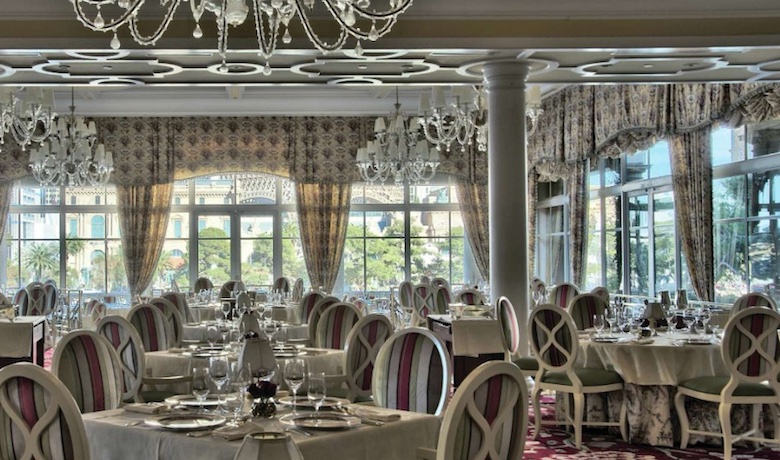 A screenshot of the dining area at Jasmine restaurant in the Bellagio Hotel and Casino Las Vegas