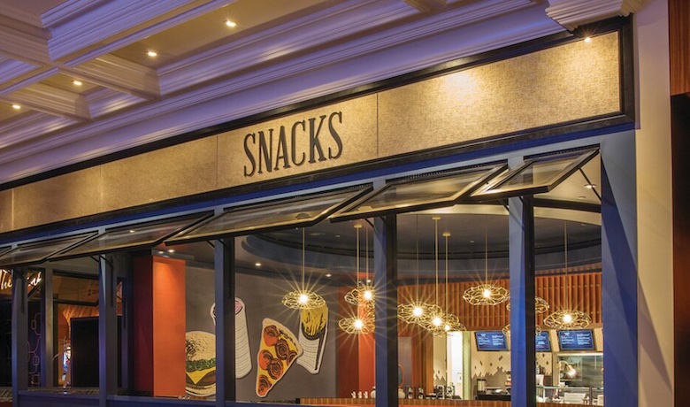 A screenshot of Snacks restaurant in the Bellagio Hotel and Casino Las Vegas