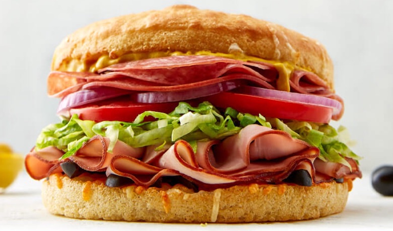 A screenshot of "the original" sandwich from Schlotzsky's. A restaurant in the Excalibur Hotel and Casino Las Vegas.