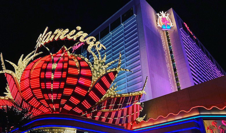The Flamingo Hotel and Casino in Las Vegas.