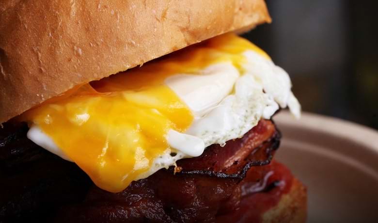 A screenshot of a breakfast sandwich from Eggslut restaurant in the Cosmopolitan Hotel and Casino Las Vegas.