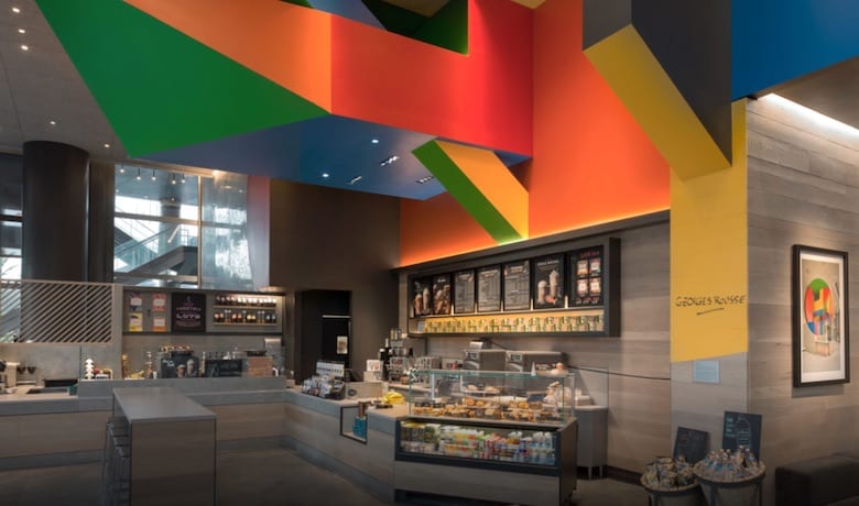 A screenshot of Starbucks located in the Cosmopolitan Hotel and Casino Las Vegas.