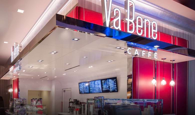 A screenshot of Va Bene Caffe located in the Cosmopolitan Hotel and Casino Las Vegas.