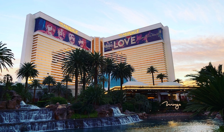 The Mirage Hotel and Casino in Las Vegas Nevada.