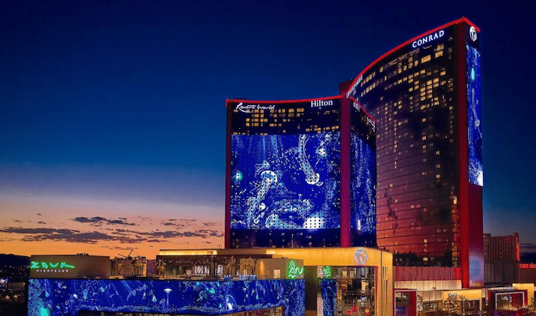 The Resorts World Hotel and Casino in Las Vegas, Nevada.