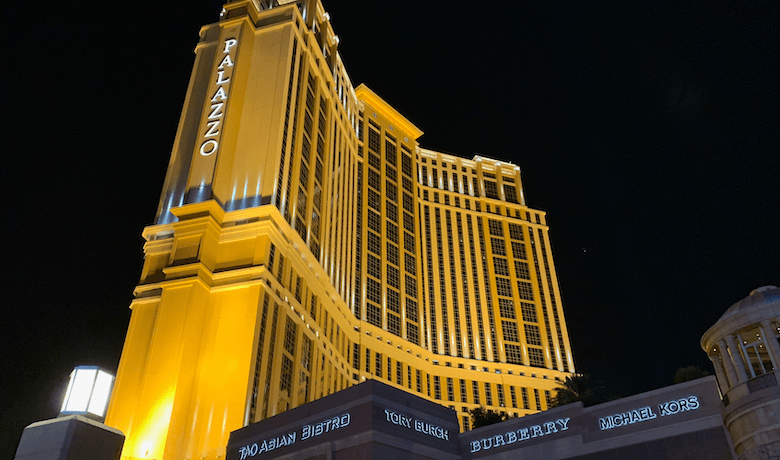 The Palazzo Hotel and Casino in Las Vegas, Nevada.