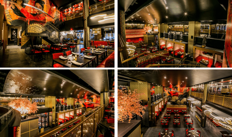 A screenshot of the dining areas and ambiance at P.F. Chang's Restaurant in Planet Hollywood Hotel and Casino Las Vegas.