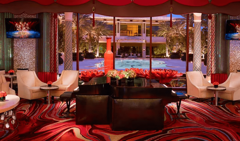 A screenshot of the ambiance at Eastside Lounge in the Encore Hotel and Casino Las Vegas.